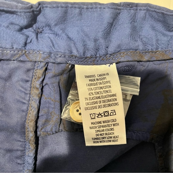 Robert Graham Shorts Mens 42 Blue Classic Fit Slash Pockets Outdoor Casual Men - Picture 5 of 6